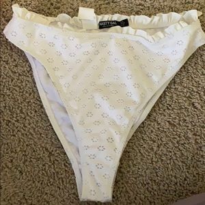 nasty gal white eyelet bottoms